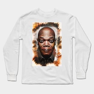 Samuel L. Jackson - Caricature Long Sleeve T-Shirt